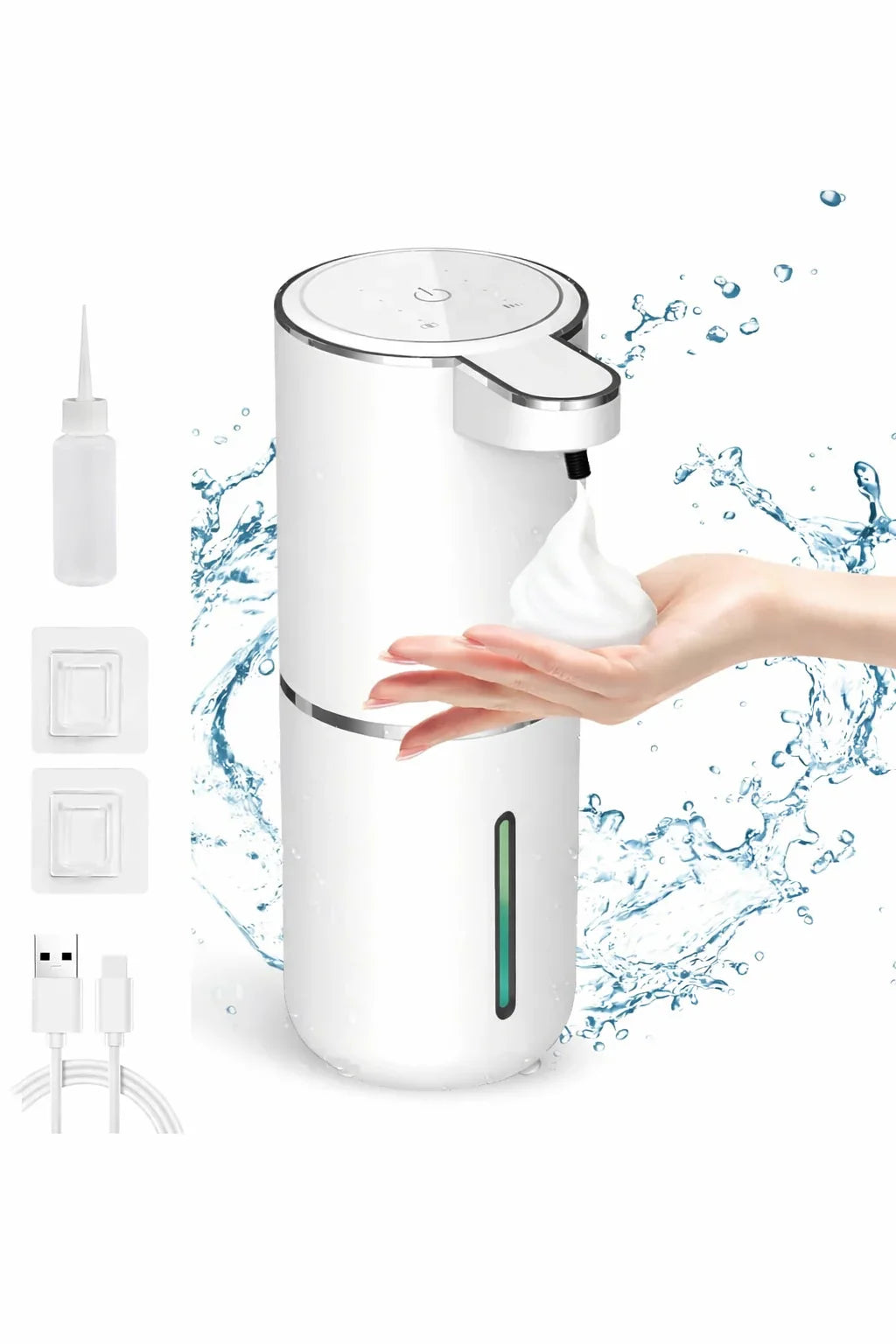 Distributeur automatique de savon sans contact - rechargeable USB (étanche)