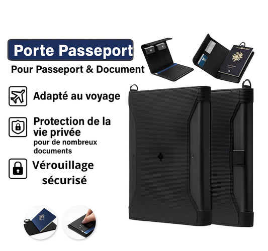 Portefeuille de Voyageur Premium | Protection RFID Intégrée, Design Intemporel ⭐