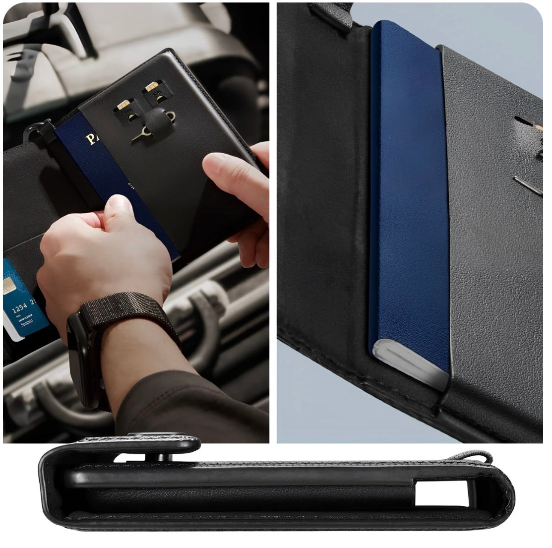 Portefeuille de Voyageur Premium | Protection RFID Intégrée, Design Intemporel ⭐